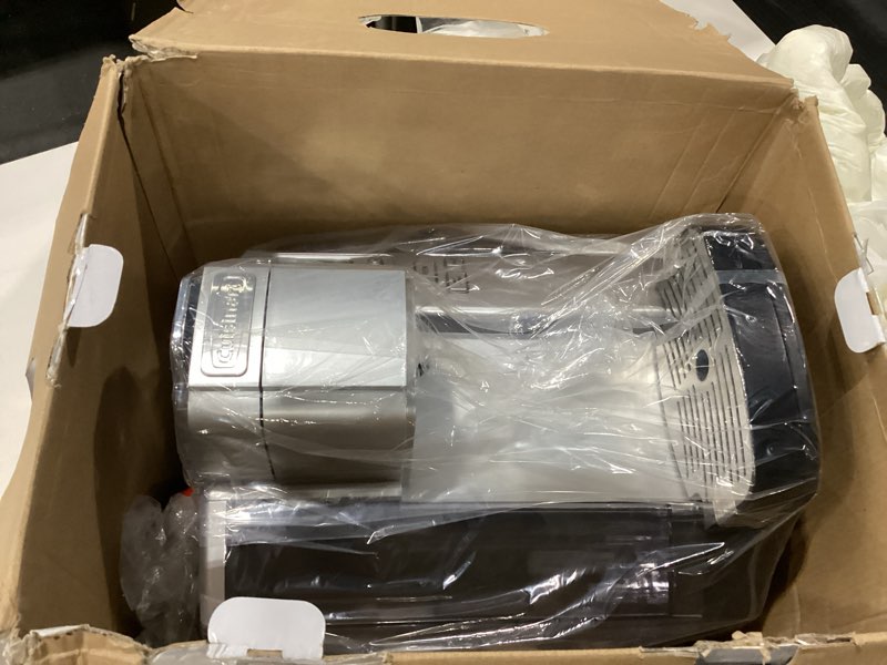 Condition photo showing New/Like New for Cuisinart Coffee Maker, Single Serve 72-Ounce Reservoir Pod Coffee Machine, Programmable Brewing & Hot Water Dispenser, 3 Cup-Size Settings, Stainless Steel, SS-10P1, Silver
