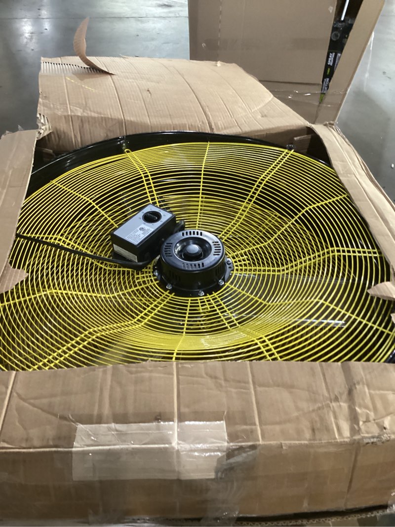 Not tested*** Uthfy 14000CFM Heavy Duty Industrial Drum Fan, 30 Inch High Velocity Floor Fan with 360° Tilt, 2 Cas