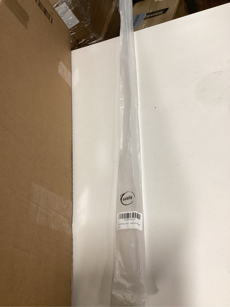 Condition photo showing New/Like New for eatelle Shower Door Bottom Seal with Drip Rail for 3/16 (5mm) Thick Glass, 36" Long Sweep - Ultra Clear Polycarbonate 3/16" (5mm)