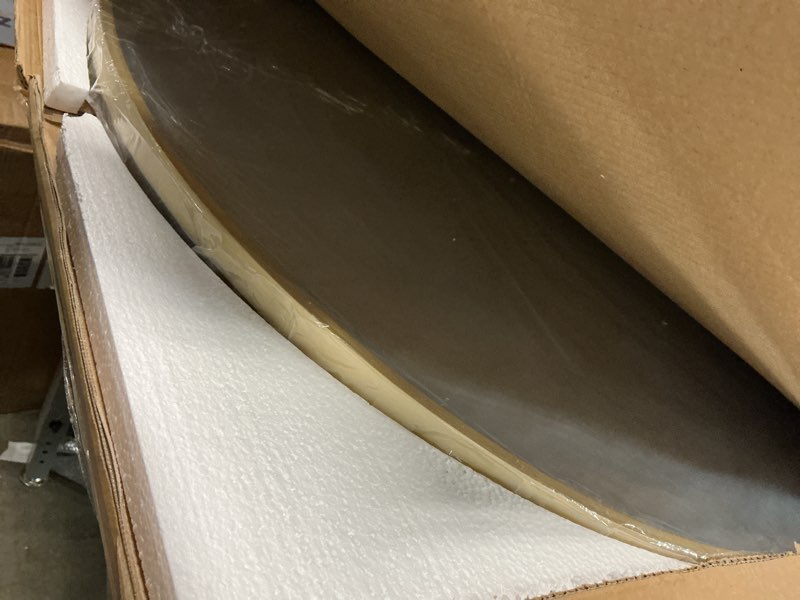 Condition photo showing Good Condition for Bathroom Mirrors for Wall,Gold Frame Mirror,26'' Round Circle Mirror for Entryway Bedroom Vanity(26'',Gold) Round Gold 26"L x 26"W