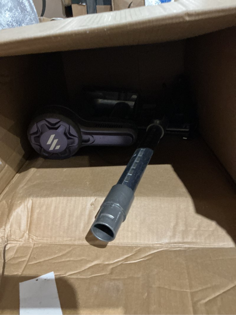 Condition photo showing As Is for kenmore 81214 200 series pet friendly lightweight bagged canister vacuum with hepa, 2 motor system, and 3 cleaning tools-orange kenmore 200 series + hepa + 2 motor system