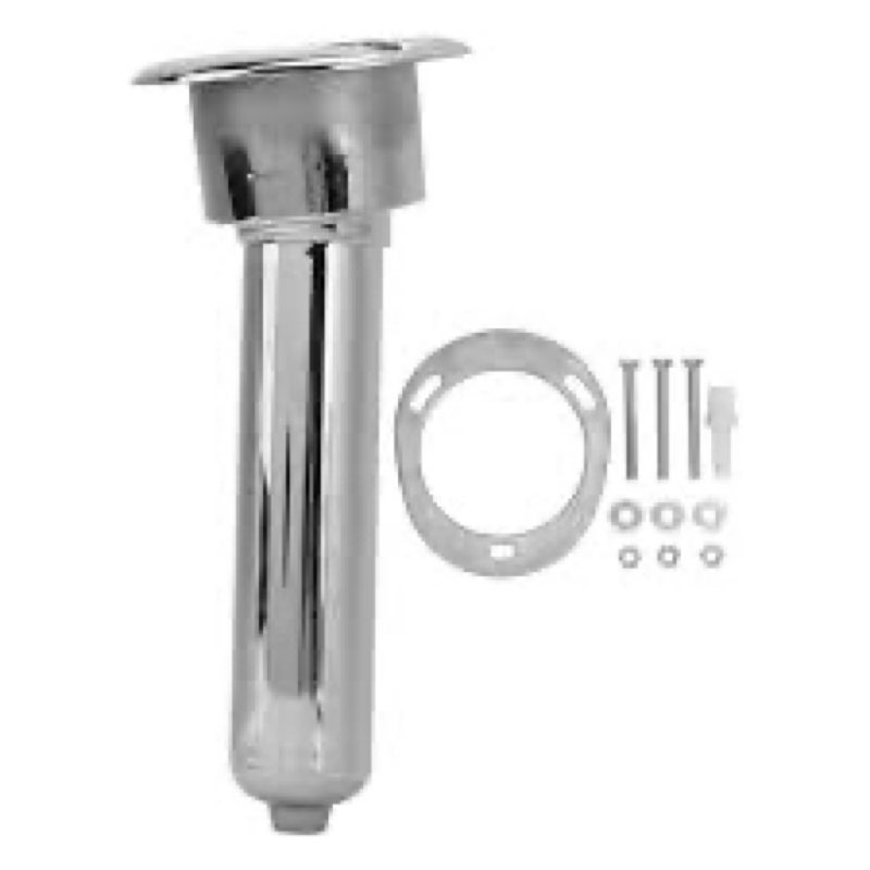 Boat Rod Drink Holder, Long Durability, High Strength, Rustproof Stainless Steel Boom Tube Drink Holder for Yacht Vessel (15 Degrees)