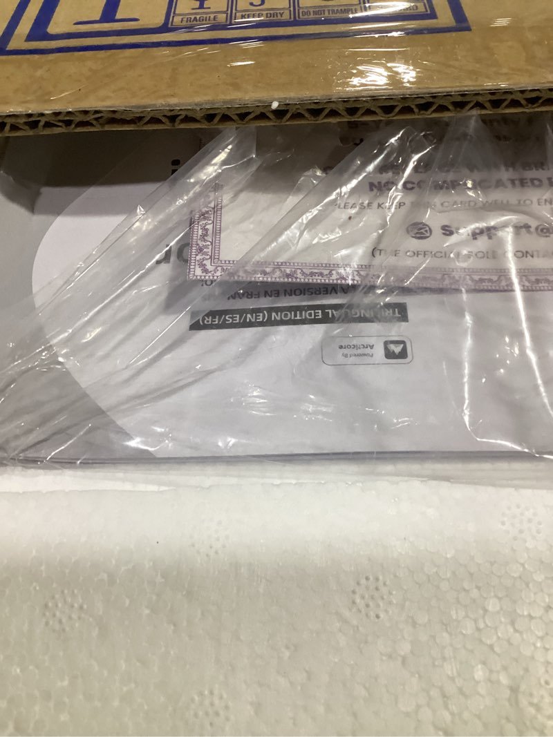 Condition photo showing Good Condition for 105 pint/d energy star version 6.0 dehumidifier, 5500 sq.ft aeocky smart compressor dehumidifier with drain hose, intelligent humidistat,for basement,bedroom,home,bathroom ivory 105 pints - 5500 sq.ft