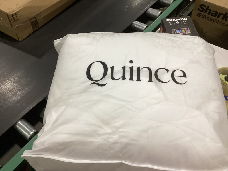 Condition photo showing As Is for **similar to** quince lightweight down comforterking/cal king