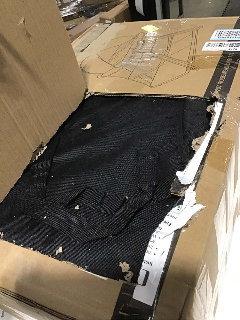 Condition photo showing As Is for Lilian&Gema 2-in-1 Travel Crib, Portable & Foldable Crib with Backpack, Lightweight Baby Travel Playpen with Thick Mattress for Babies & Toddlers, Baby Travel Essential Gray-green