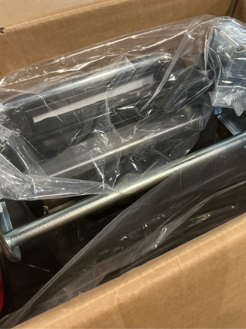 Condition photo showing New/Like New for aluminum 3-in-1 folding hand truck, 500lbs heavy duty dolly cart with 2 large 6-inch quiet rubber wheels, 2 360° swivel wheels, 2 bungee cords, portable dolly for home, office, warehouse, packages 3-in-1 500lbs aluminum alloy convertible cart