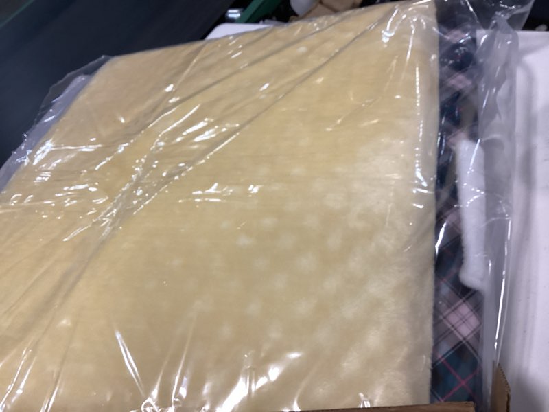Condition photo showing Good Condition for Dog Bed,2 Ways to Use,Indoor Pet House with Fluffy Mat,Removable and Washable Cover,Splash-Proof House and Non-Slip Bottom,for Large Dogs(2XL Plaid & Gray) 2XL(Pets up to 88 lbs) Plaid & Gray