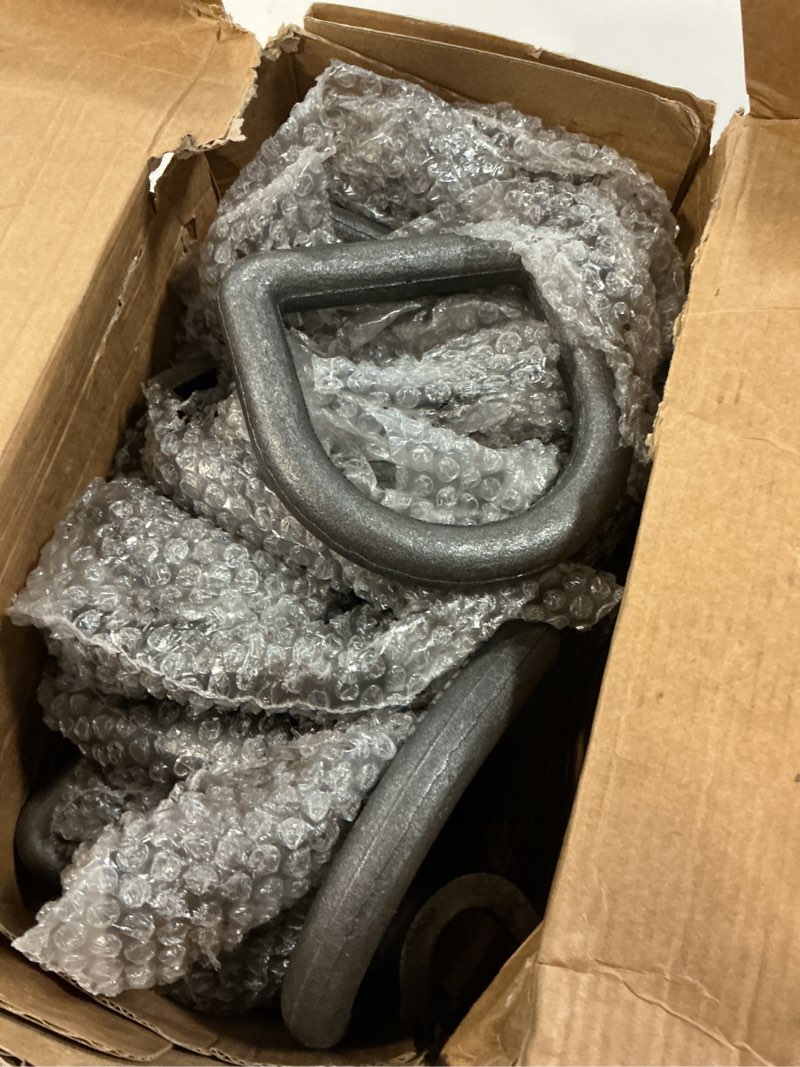 Condition photo showing Good Condition for gooeap 5/8" heavy duty forged steel d ring tie-down anchor weld on lashing ring 18000lbs for securing atvs, utvs, riding mowers, and other heavy cargo-12pack 5/8"-12pack
