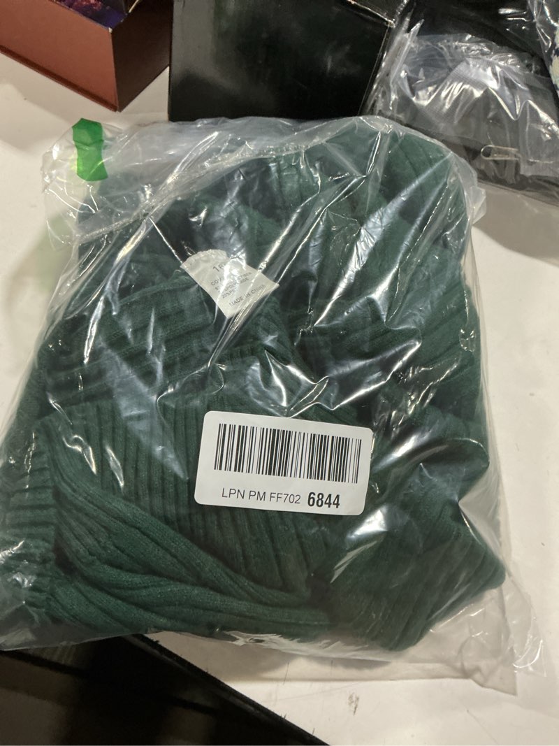 Condition photo showing Good Condition for Arshiner Girl's Sweater Dress Puff Long Sleeve Casual Cable Knit Pullover Fall Dresses for 6-12 Years Green 12-13 Years