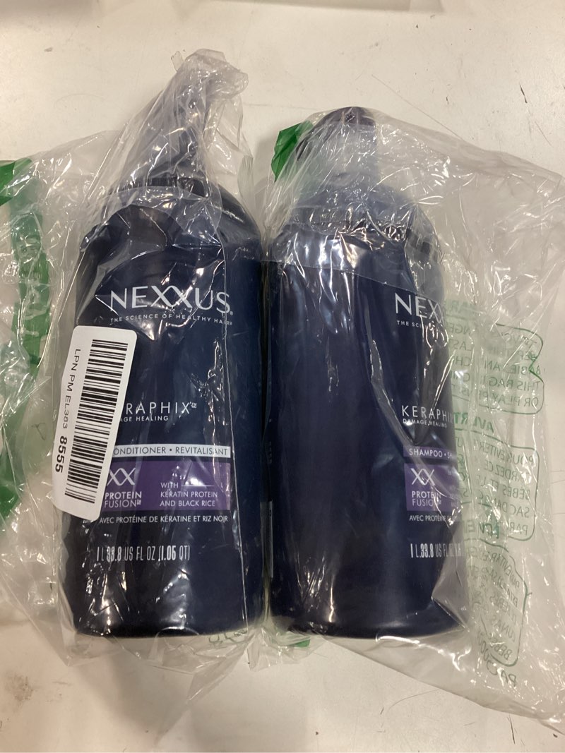 Condition photo showing Good Condition for NEXXUS Keratin Protein Keraphix Shampoo & Canditioner for Damaged Hair 33.8 oz