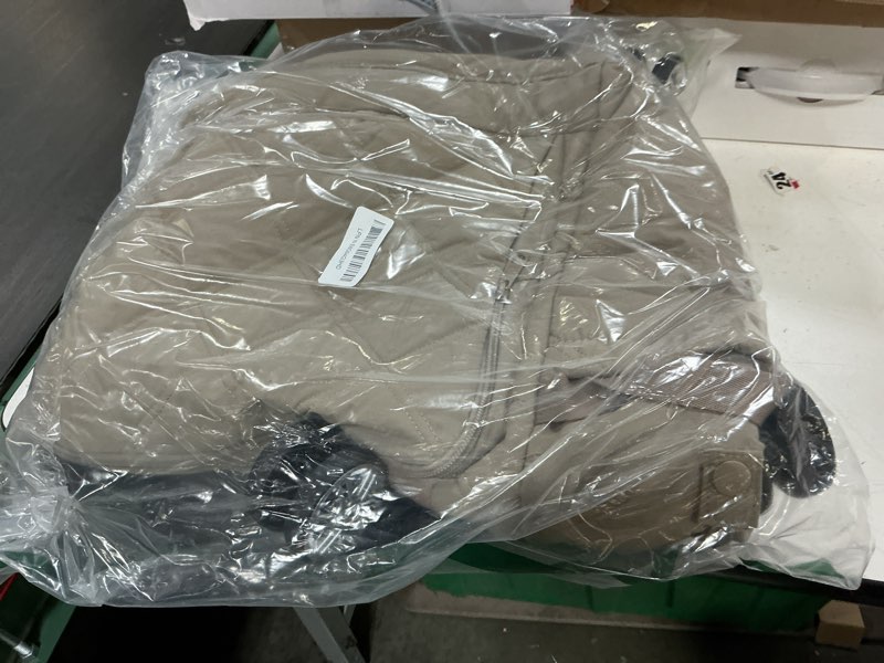 Condition photo showing Good Condition for bagsmart rolling duffle bag with wheels, 35l carry on travel bag with detachable wheels, pvc wet pocket duffel bag with wheels, camel