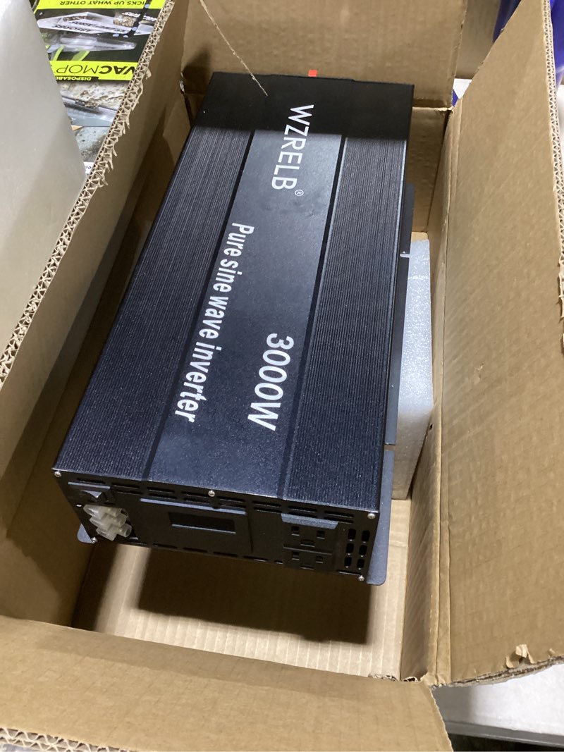 wzrelb pure sine wave inverter 3000 amp
