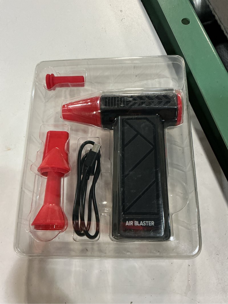 Condition photo showing Good Condition for bullseye blaster rechargeable electric air duster, cordless leaf blower, compressed air blower, keyboard duster blower 130,000 rpm, usb-c fast charging, 4000mah, 2 nozzles included