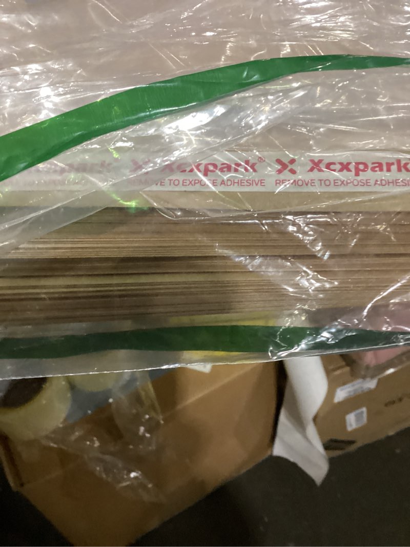 Condition photo showing As Is for xxcxpark 120 pcs 10x13 inches security catalog envelopes printable self seal envelopes, anti tear recycled kraft envelopes for invitation cards, pictures, photos, documents 10x13 inches (120 pcs) recycled kraft