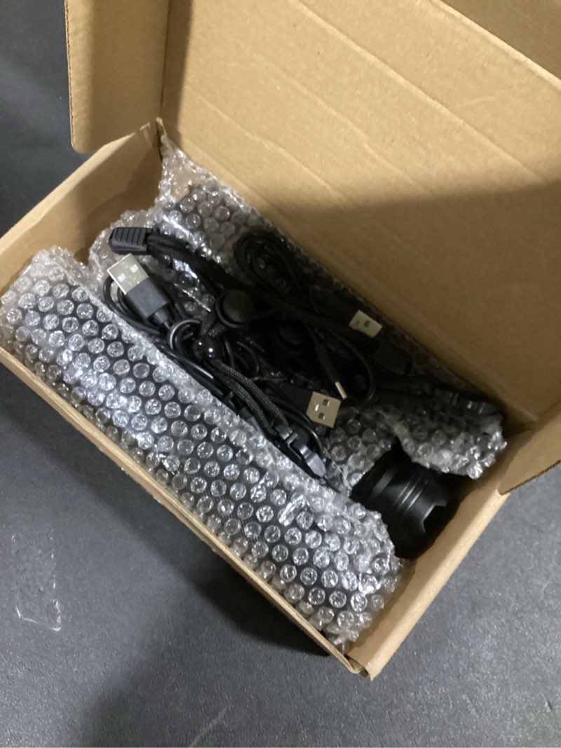 Condition photo showing New/Like New for Rechargeable Flashlights High Lumens 3 Packs, 99,000 Lumens Super Bright LED Flash Light with 5 Modes Adjustable LED Flashlight, High Powered Flashlight for Home Camping Outdoor