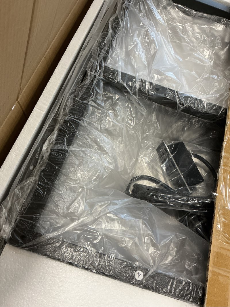 Condition photo showing Good Condition for LITTLE TREE 78.7" Two Person Desk with Bookshelf, Large Computer Office Double Desk for Two Person, Industrial Study Writing Table Workstation with Shelves for Home Office, Brown