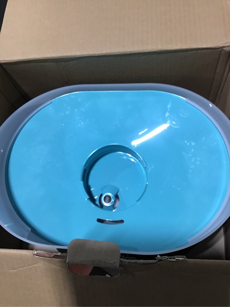 Condition photo showing As Is for PETLIBRO Dog Water Fountain, 2.1Gal/8L Capsule Dog Fountain for Medium to Large Dogs, Anti-Splash Dog Water Bowl Dispenser, Super Quiet Pet Water Fountain, Great for Dogs Cats and Multi-Pet Home Blue 8L