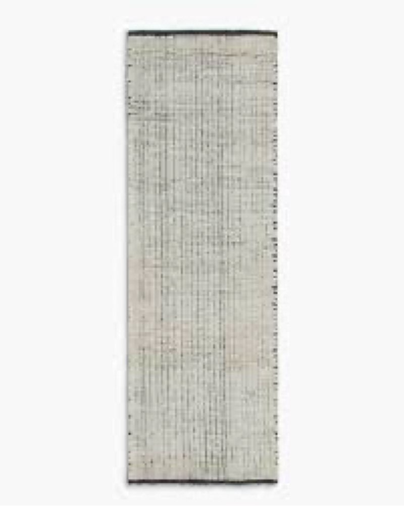 Ares Hand-Knotted Wool Rug, Ivory/Charcoal, 3' x 5'