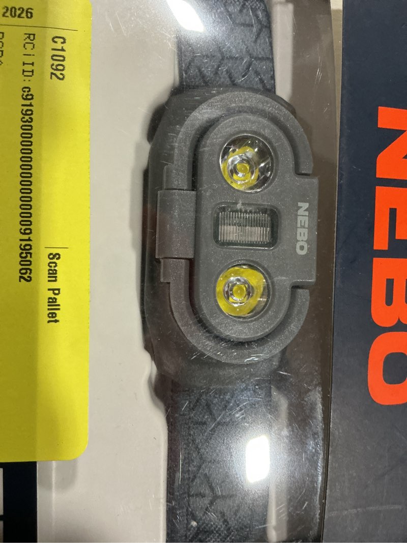 Condition photo showing Good Condition for nebo einstein 750 lumen led gray flex headlamp