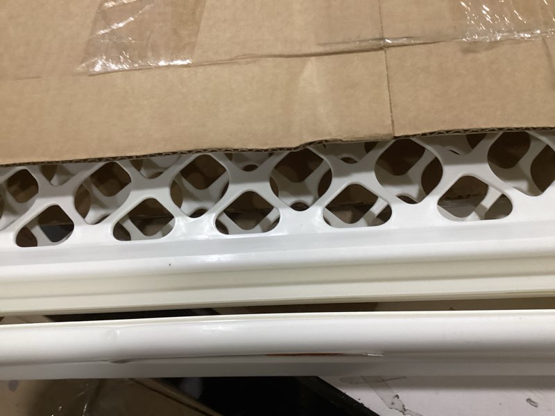 Condition photo showing Good Condition for Toddleroo by North States 42” Wide Supergate Ergo Baby Gate, Made in USA: for doorways or stairways. Includes Wall Cups. Pressure or Hardware Mount. 26” - 42” Wide (26" Tall, Ivory) (B0065ADP4C)