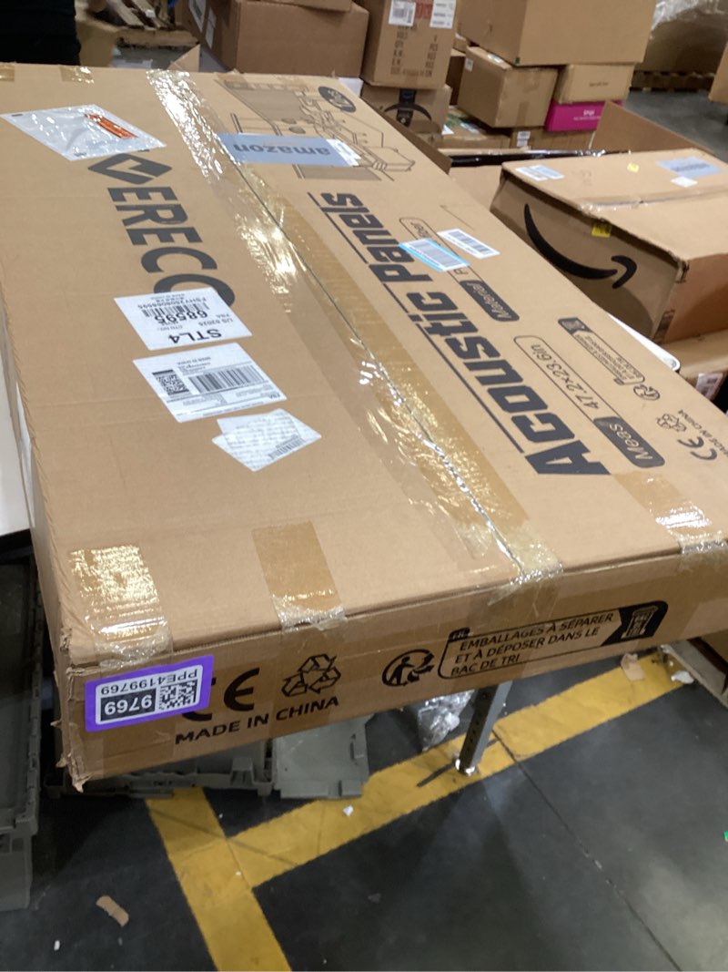 Condition photo showing As Is for evereco 6 pack acoustic panels dual-layer thickened-47.2"x23.6"x0.72" soundproof panels for wall sel