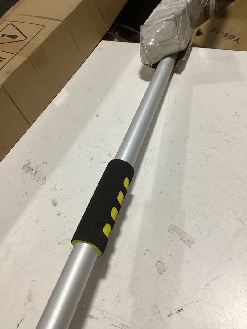 Condition photo showing Good Condition for buyplus 18ft reach telescopic gutter cleaning tools from the ground, long reach gutter cleaner wand with hose attachment, rain gutter cleaner tool with extension pole for 2nd story house 10ft