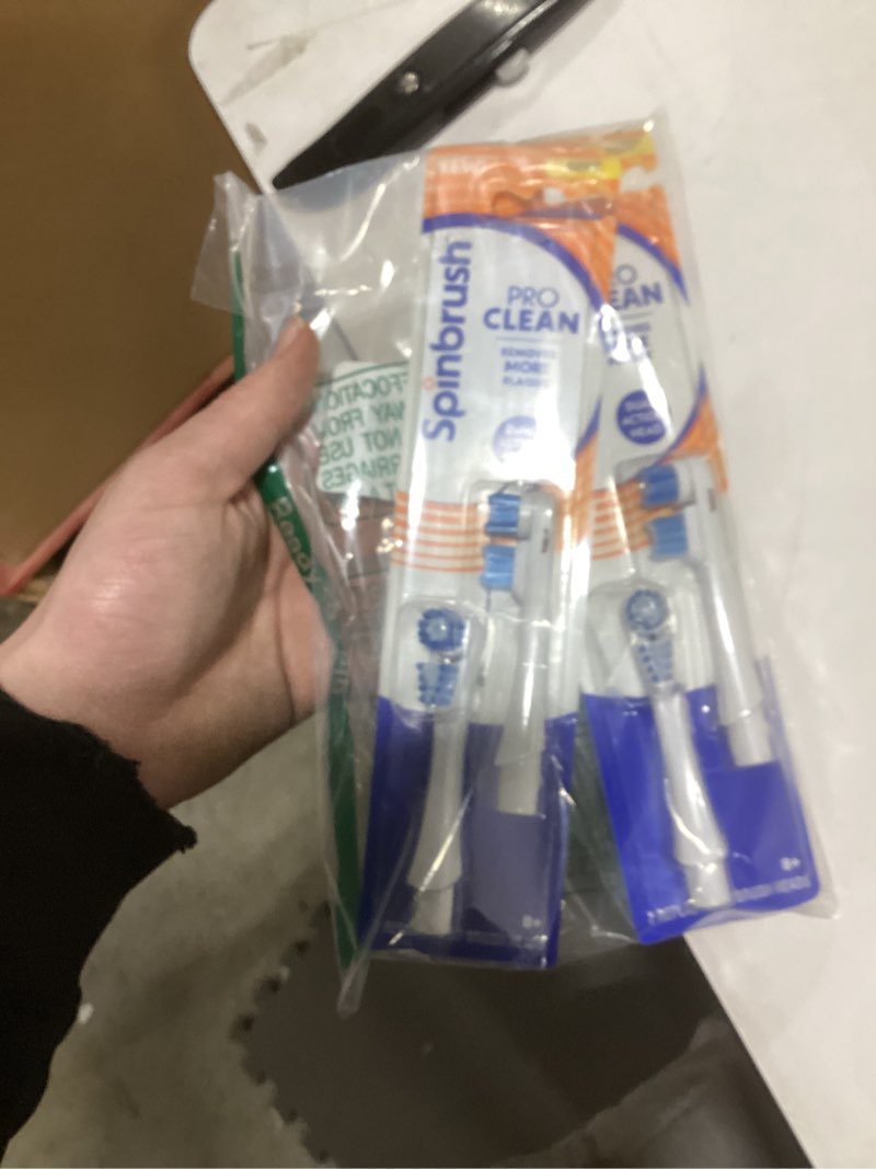 Condition photo showing New/Like New for Spinbrush New PRO Clean Replacement Heads, Electric Toothbrush Refills, Soft Bristles, 4 Count