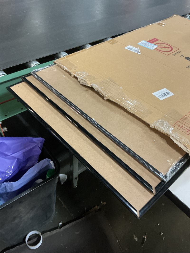 Condition photo showing Good Condition for ELSKER&HOME 22.375 x 34 Poster Frame 3 Pack, Black Picture Frame for Horizontal or Vertical Wall Mounting, Sturdy and Scratch-proof Black 22.375 x 34
