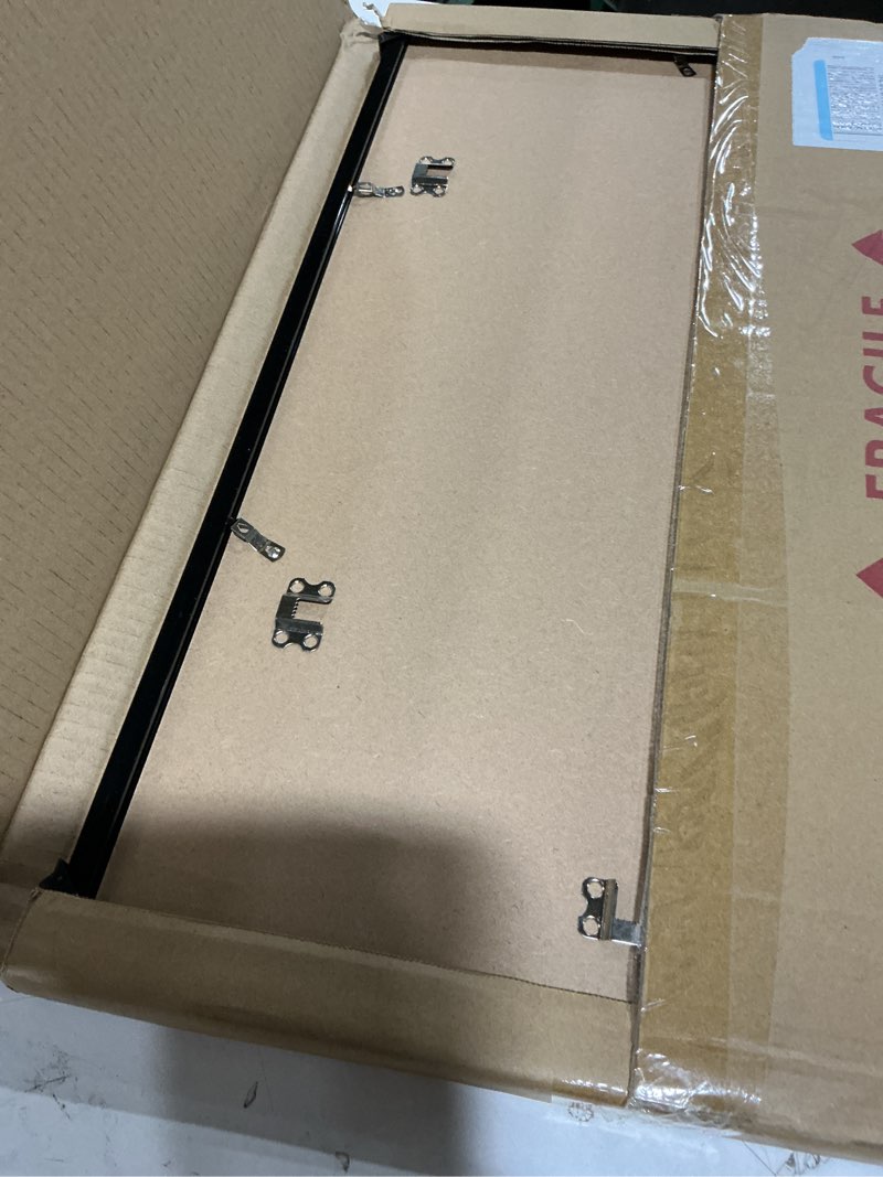Condition photo showing Good Condition for lavie home 16x24 picture frame for wall display, 16x24 black picture frame with hd plexiglas, 16 x 24 poster frame 1 pack, display frame for vertical or horizontal, classic collection