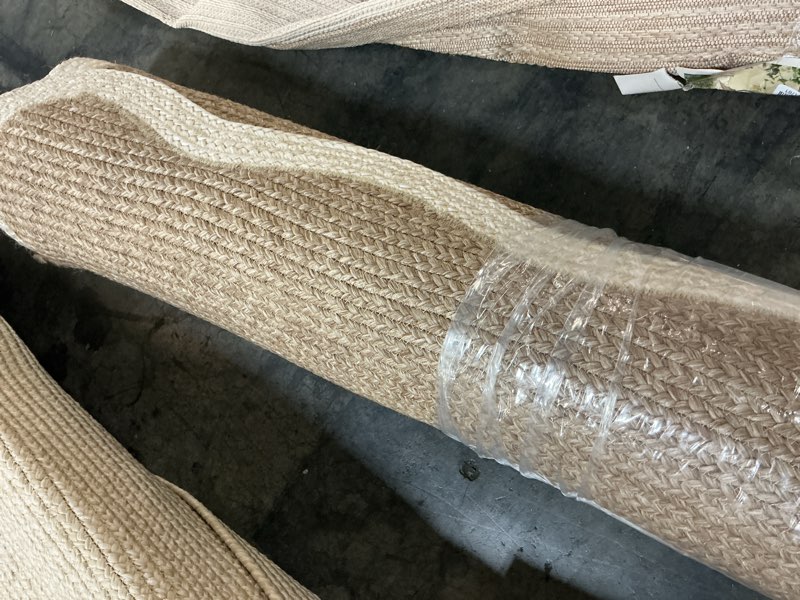 Condition photo showing Good Condition for 7'x10' natural scallop braid rectangular braided outdoor area rug white - threshold™