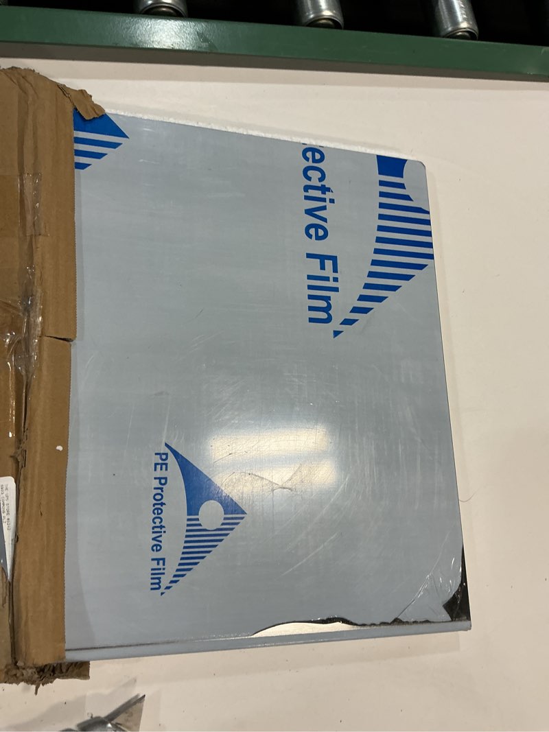 Condition photo showing New/Like New for otavilem stainless steel cutting boards for kitchen, kneading cutting board mats, metal cutting board for meat, fruits, vegetables, bread, and baking large cutting boards 19.7"l x 15.7"w