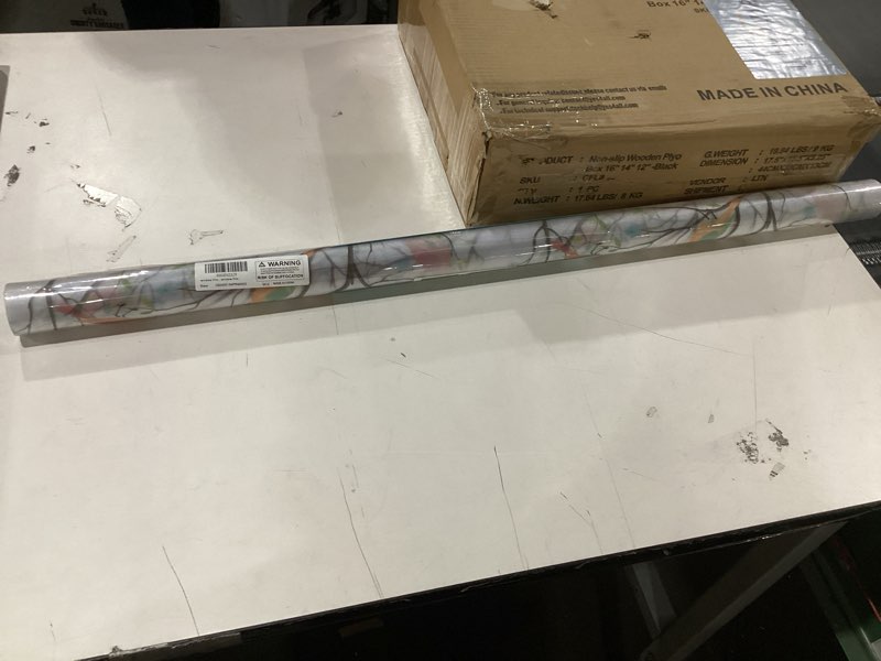 Condition photo showing New/Like New for Coavas Stained Glass Window Film, Decorative Frosted Glass Window Privacy Film, Static Cling Non-Adhesive Windows Sticker for Front Door Bathroom Heat Control Anti UV, 17.5 x 78.7 Inches Frosted 17.5 x 78.7 Inch