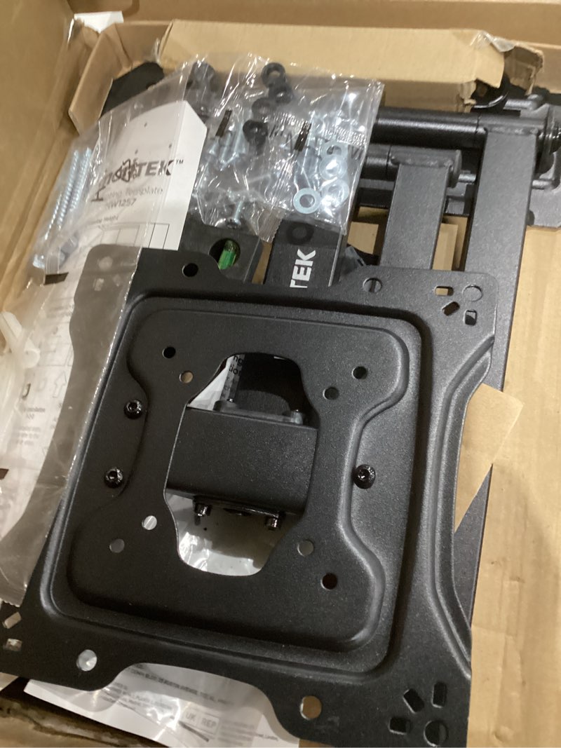Condition photo showing As Is for monTEK Long Arm TV Wall Mount for Most 23-65 Inch TVs, 37 Inch Long Extension TV Mount Swivel and Tilt, Full Motion Wall Mount Tv Bracket Fit Max VESA 400 x 400mm, Up to 77 lbs 23"-65" TV / 37" Long Arm