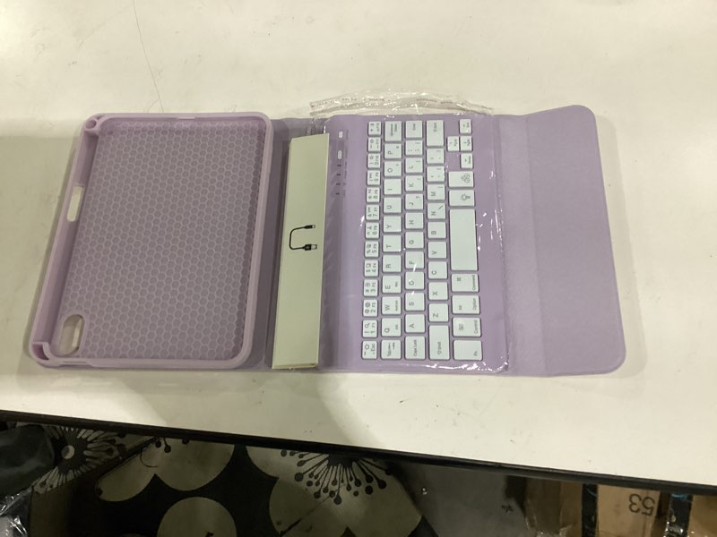 Condition photo showing Good Condition for for ipad mini 7 keyboard case a17 pro/mini 6 gen case with keyboard | pencil holder, 7 color backlit detachable keyboard cover for ipad mini 7th/6th generation 8.3-inch 2024/ 2021