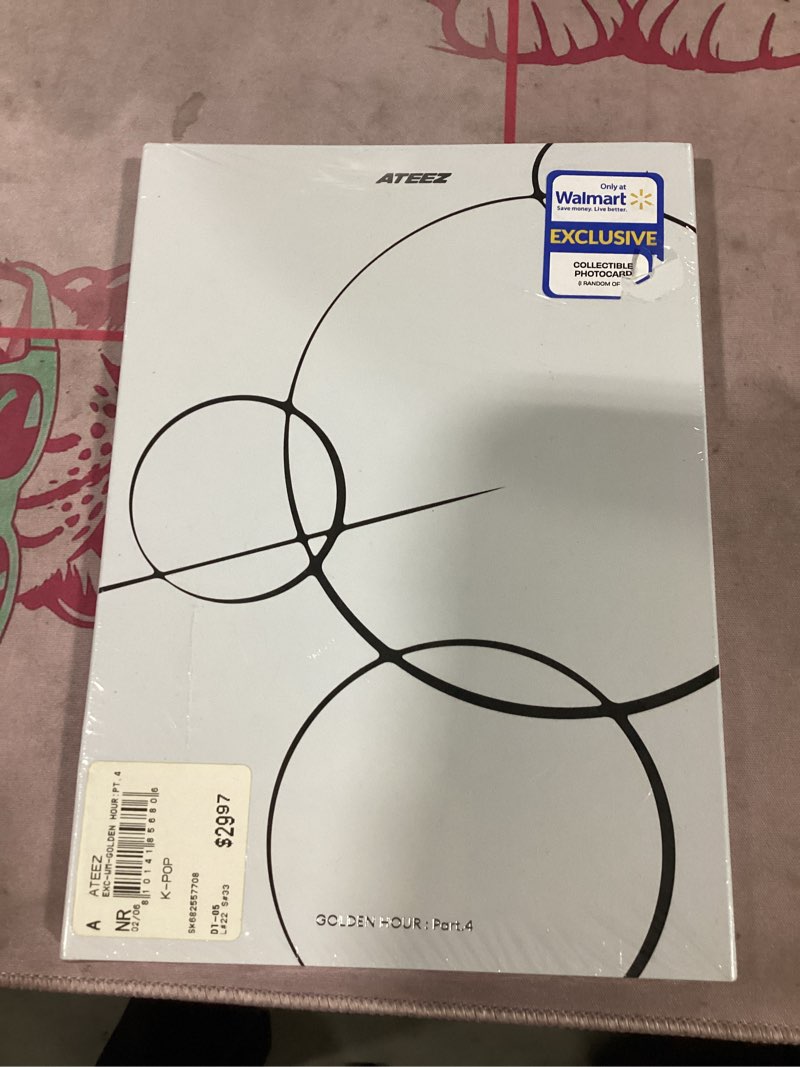 Condition photo showing New/Like New for ateez - golden hour: part.4 - z ver. (walmart exclusive) - music & performance - cd [exclusive]