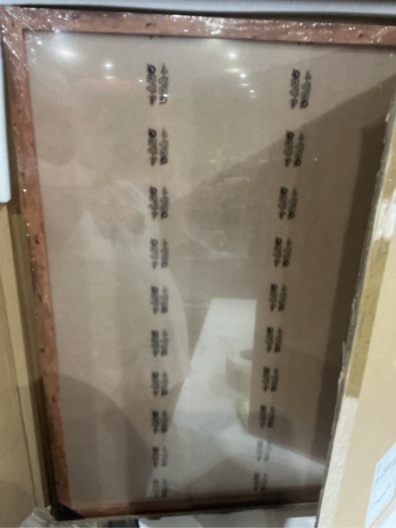 Condition photo showing New/Like New for upsimples picture frame, display pictures with mat or  without, wall hanging poster frames, black, 1 pack