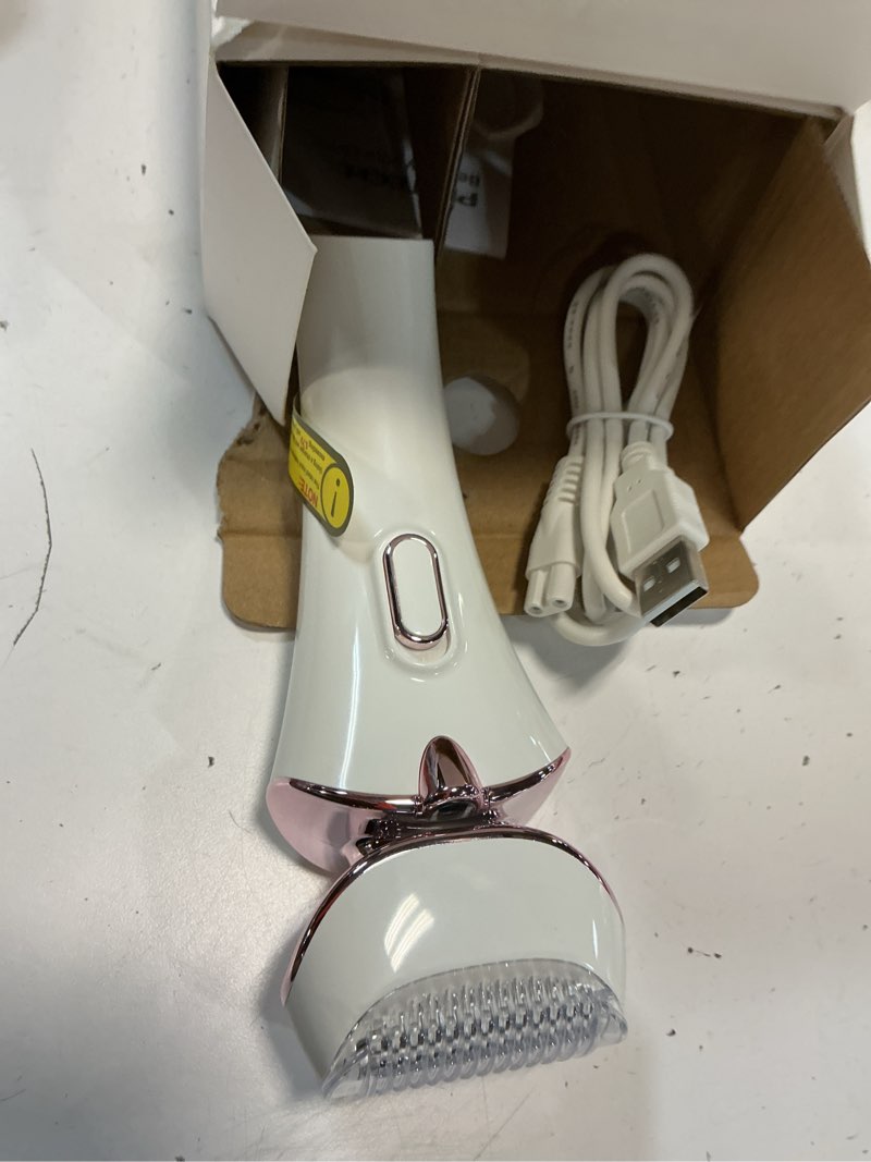 Condition photo showing Good Condition for pritech electric razor for women - rechargeable shaver for women portable lady shaver for legs, arm, underarms, bikini, usb rechargeable, wet & dry waterproof bikini trimmer for woman, gold gold+white