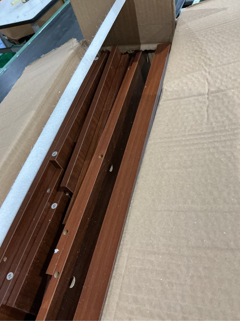 Condition photo showing Good Condition for end table with charging station 24'' nightstand with charging station vintage side table with storage wooden sofa side table and outlets bedside table for living room office bedroom (brown)
