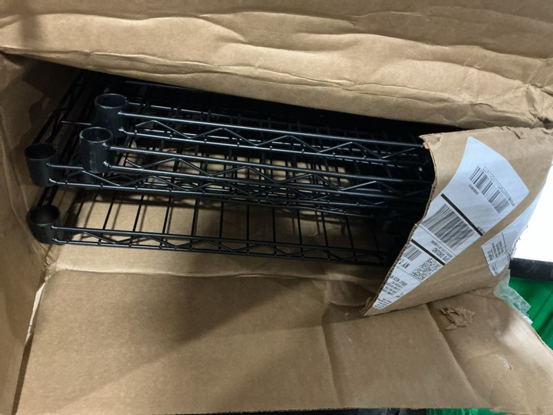 Condition photo showing As Is for Ulif E12C Heavy Duty Closet Organizer System?Freestanding Clothing Rack, Adjustable Garment Rack 71" W x 16" D x 76.5" H Holds 960 lbs, Black Rack with Black Dustproof Cover Black Rack With Black Cover