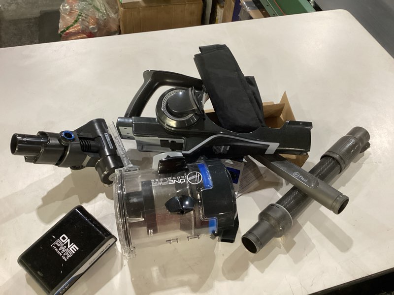 Condition photo showing Good Condition for Hoover ONEPWR Blade MAX AutoVac Handheld Vacuum Cleaner, Powerful Suction, Lightweight and Cordless, DustVault Technology, Includes Multi-Surface Tool Kit, Portable Vacuum Cleaner…Not Tested