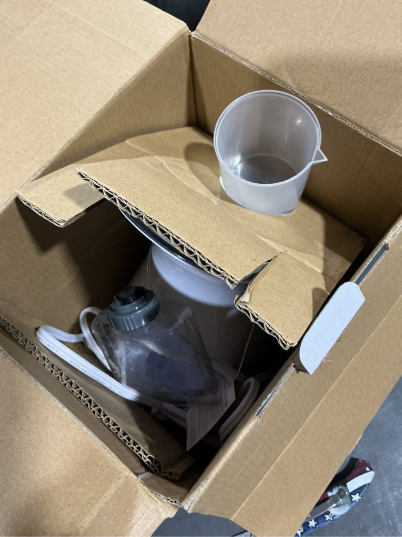 Condition photo showing As Is for NanoSteamer Large 3-in-1 Nano Ionic Facial Steamer with Precise Temp Control - Humidifier - Unclogs Pores - Blackheads - Spa Quality - Bonus 5 Piece Stainless Steel Skin Kit (Silver)