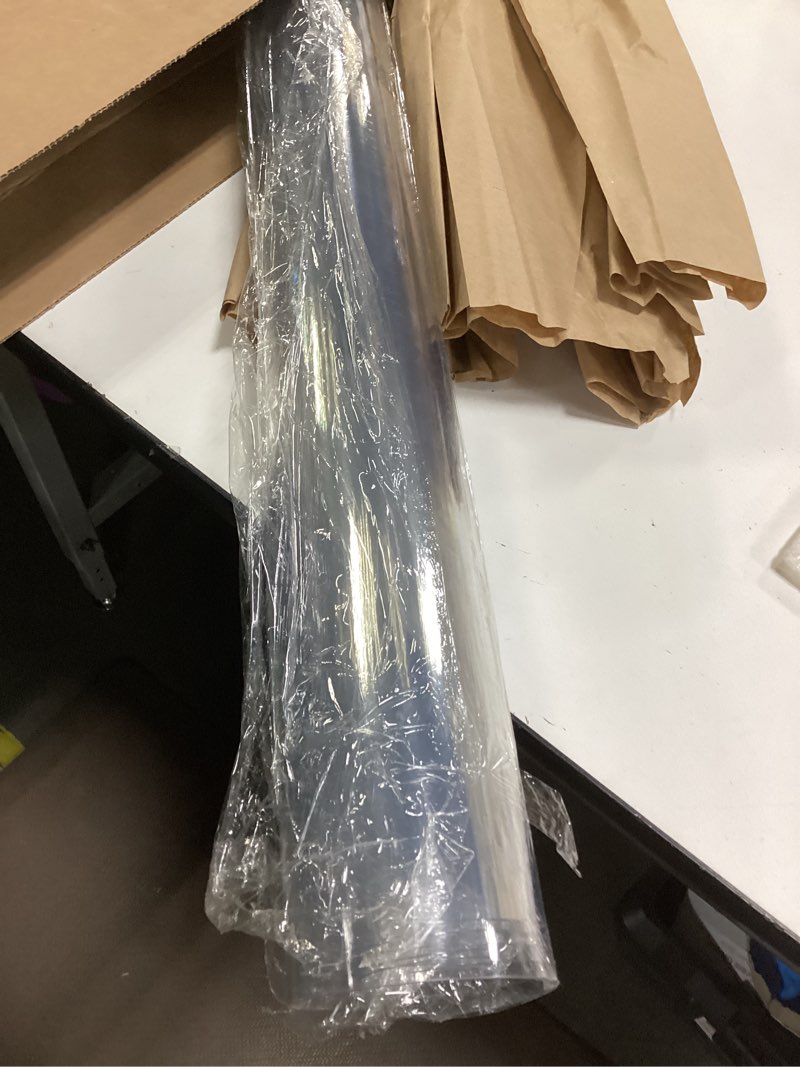 Condition photo showing Good Condition for 12 x 24 Inch Clear Table Cover Protector, 2mm Thick Clear Desk Mat, Plastic Table Cover, Vinyl Table Protector, Desk Mats on Top of Desks Clear 2mm 12" x 24"