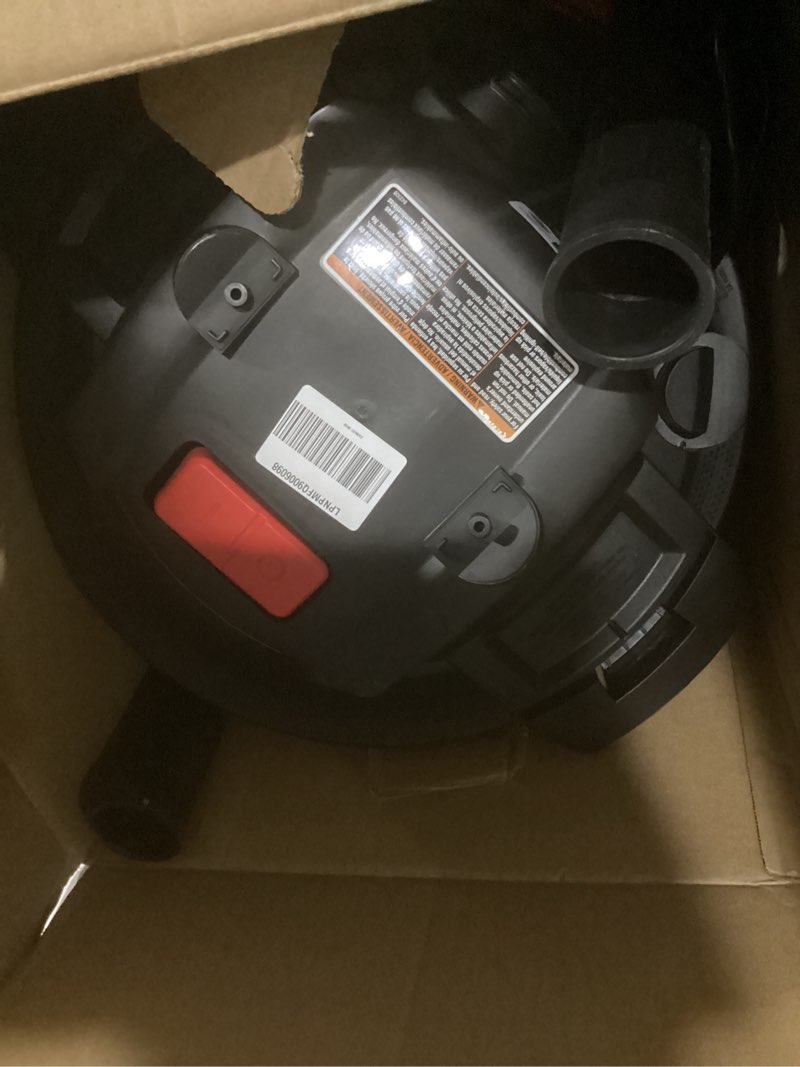 Condition photo showing Good Condition for craftsman cmxevbe17584 6 gallon 3.5 peak hp wet dry vac, portable shop vacuum wet and dry with filter, dust bag, hose and attachments for home, garage and automotive cleaning