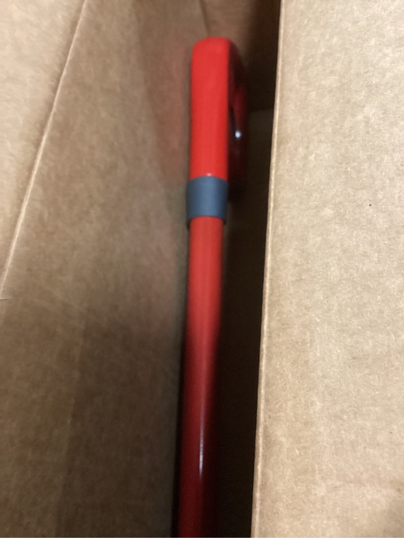 Condition photo showing As Is for o-cedar promist max microfiber spray mop, red spray mop spray mop