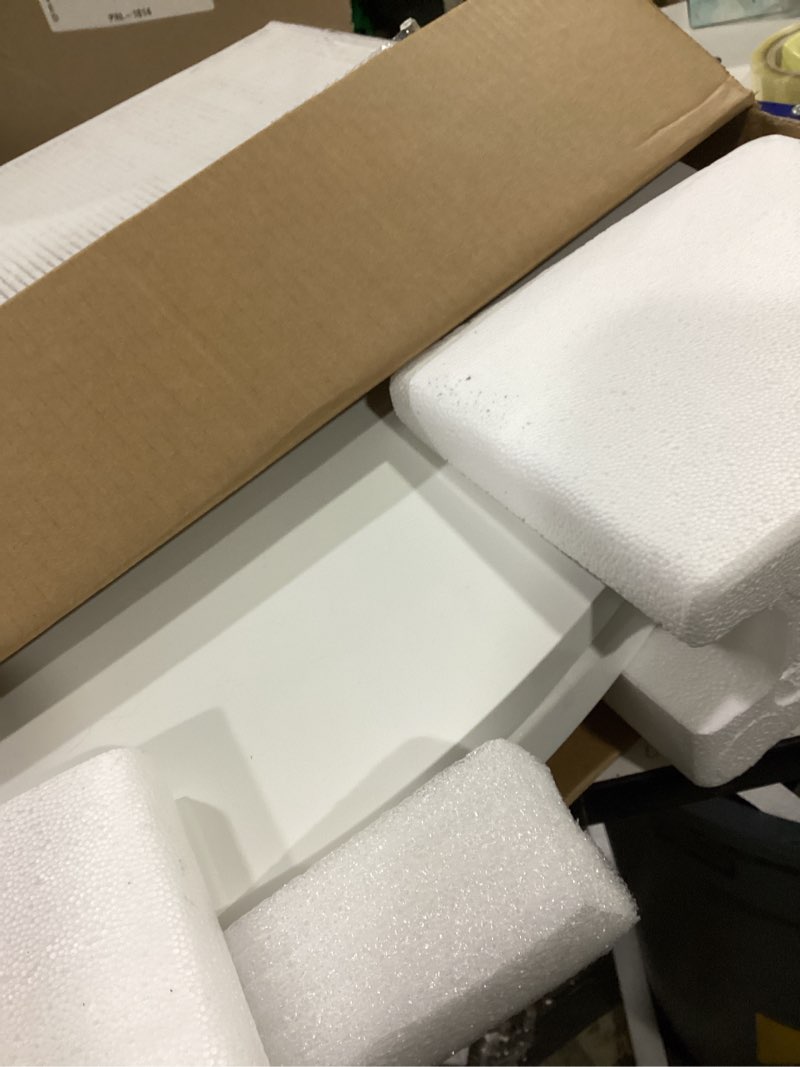 Condition photo showing As Is for kohler purewash m300 manual elongated bidet toilet seat, white handle, quiet-close lid prevents slamming, toilet bidet, easy installation with quick-release hinges, self-cleaning wand