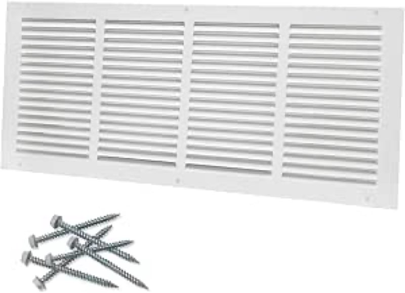 howeall 24"w x 10"h [duct opening size] steel return air grille, air return vent cover for ceiling and sidewall - hvac air vent covers - [outer dimensions: 25.75"w x 11.75"h]