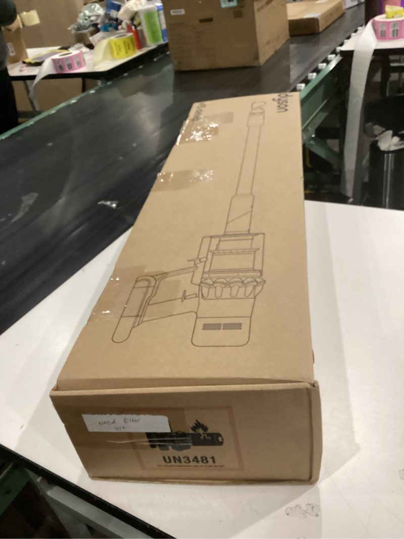 Condition photo showing As Is for Dyson V15 Detect Plus Cordless Vacuum, Illumination Reveals dust, 240AW, 3 Power Modes, Up to 60 Minutes,² Deep Cleans Hard Floors and Carpets, Detangles pet Hair, Converts to Handheld