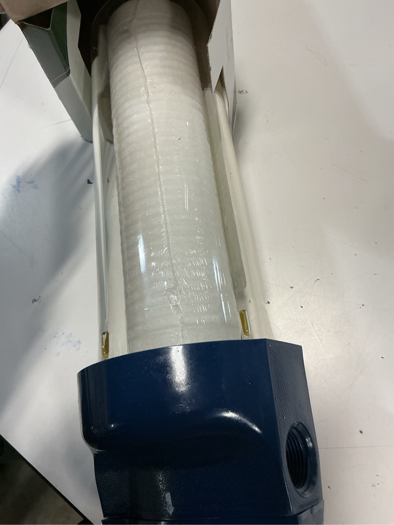 Condition photo showing Good Condition for 3m aqua-pure ap101t whole house transparent water filter housing, ideal for 1-2 bath homes, standard 1-high drop-in cartridge ap101t transparent housing