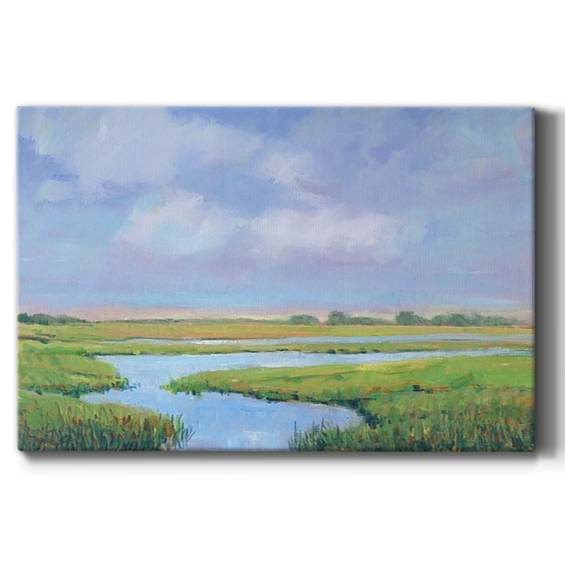 Summer Marsh Il Premium Gallery Wrapped Canvas - Ready to Hang 36 x 24 