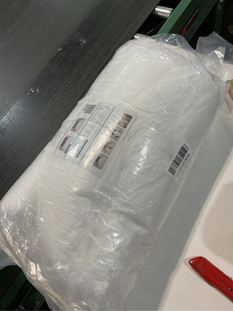 Condition photo showing New/Like New for MIULEE 24x24 Synthetic Down Alternative Pillow Insert Euro Decorative Throw Pillow 24 x 24 Inch Body Bed Sleeping Ultra Soft Fluffy Form for Sofa Couch Bed 1 24x24Inch (pack of 1)